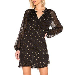 FRAME Smocked Raglan Dress Small NWT